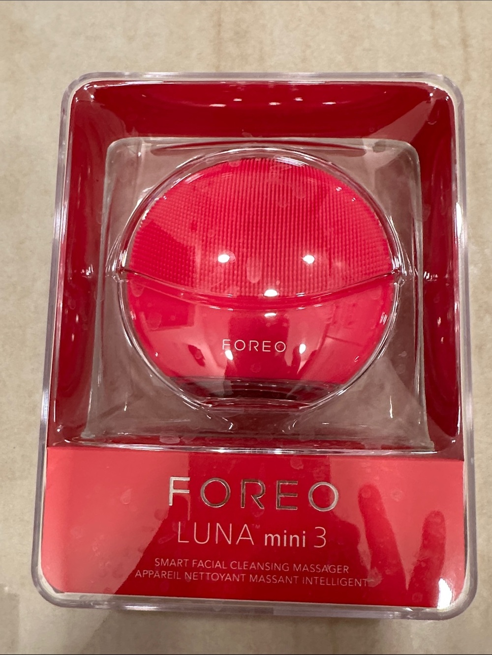 BNIB FOREO LUNA MINI 3 Cleansing Facial massager in Fuchsia